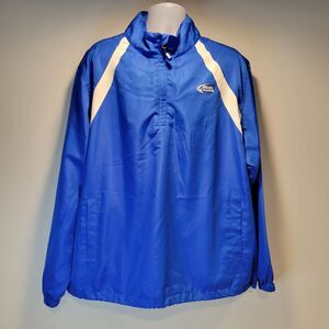 Bud Light Zip Up Windbreaker - Blue - Size: Mens Xlarge